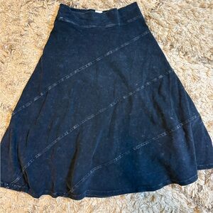 Hardtail dark blue circle skirt